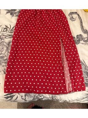 Red Polka Dot Skirt